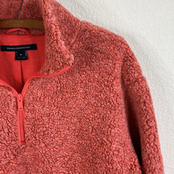 French Connection Anahi Zip Detail Fleece Sweater - Picture 6 of 9